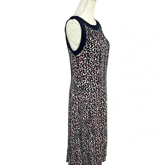 Christopher Banks size 10 fit and flare with navy and pink dots EUC - Picture 2 of 8